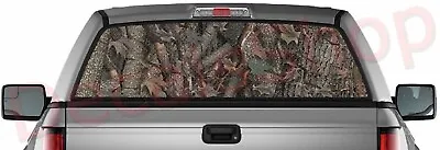 $48.99 • Buy Camo OAK Ambush Pickup Truck Rear Window Perforated Sticker Decal Tint FREE SHIP