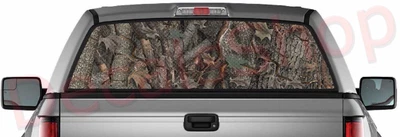 $48.99 • Buy Camo OAK Ambush Pickup Truck Rear Window Perforated Sticker Decal Tint FREE SHIP