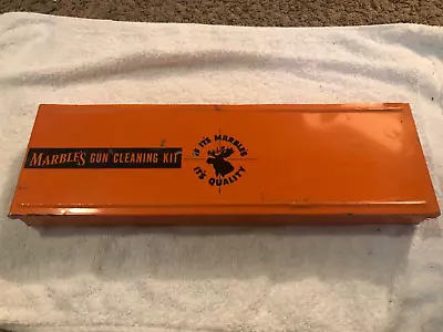 Vintage Marbles Gun Cleaning Kit -  Tin Case  &  Rod  Only • $16.95