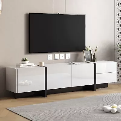 TV Stand For 65 70 75 80 Inch TV Big Rectangle TV Console White • $239