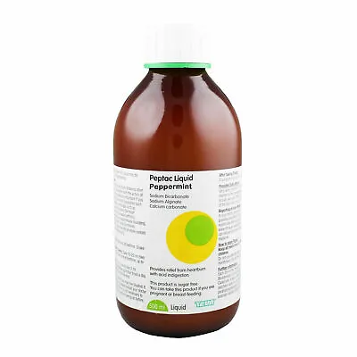 £6.99 • Buy Peptac Peppermint Relief Liquid 500ml Heartburn Acid Reflux + Indigestion