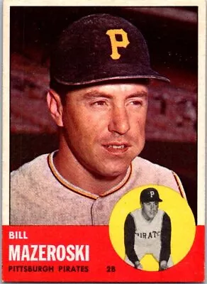 1963 Topps #323 Bill Mazeroski EX-NM • $1.99