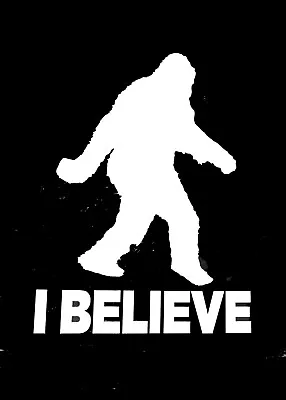 Big Foot I Believe Yeti Sasquatch Vinyl Decal Sticker 75383 • £15.42