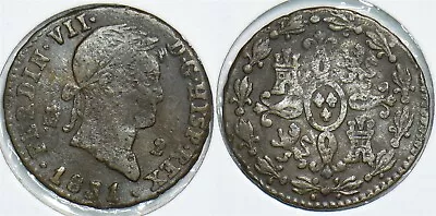 Spain 1831 2 Maravedis 198460 Combine Shipping • $25.99