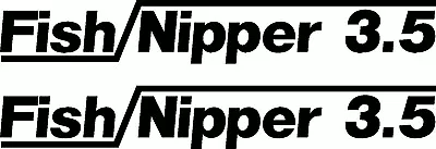 $20 • Buy  Quintrex Fish Nipper 3.5 Fishing Boat Sticker Decal Marine Set Of 2