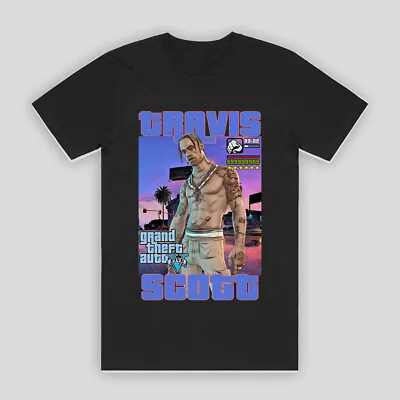 Custom T Shirt Travis Scott Music Hip Hop R&b Vintage Tee Artist Pop • $39.99