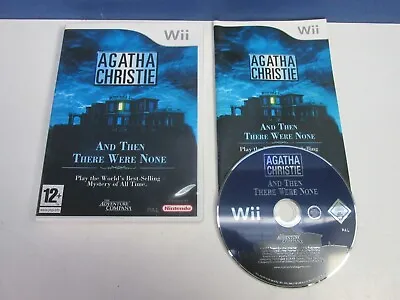 £5.92 • Buy Nintendo WII AGATHA CHRISTIE AND THEN THERE WERE NONE VIDEO GAME ORIGINAL