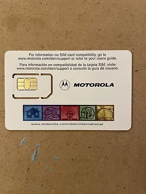 NEXTEL 600 Contact SIM Card For Accessing Motorola NEXTEL Phones • $7.99