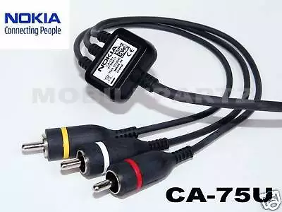 $6.15 • Buy Genuine Nokia CA-75U TV Out Connectivity Cable For N82 N86 N95 N95 8GB N96 N97
