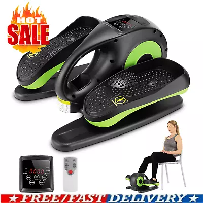 Under Desk Elliptical Pedal Exerciser Seated Elliptical Machines W/ Remote &LCD • $139.99