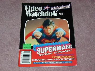 VIDEO WATCHDOG # 77 Superman Batman Crouching Tiger FREE SHIPPING USA • $10