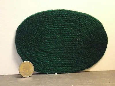 Dollhouse Miniature Oval Rug Hunter Green 1:12 Inch Scale D194 Dollys Gallery • $9.99