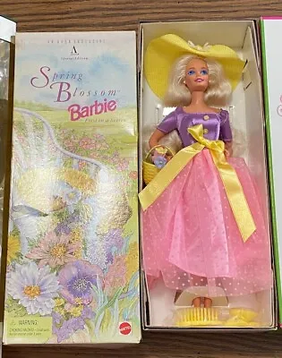 1995 Mattel Spring Blossom Barbie Doll Avon Special Edition NIB NRFB • $8