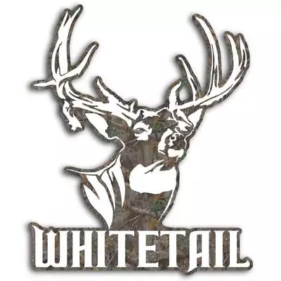 Whitetail Deer Sticker Hunting Camouflage Decal Archery Bow Case Window Decal • $4.99