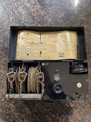 Antique Vintage Western Union Telephone Company Ground Resistance Test Set 1-b • $174.99