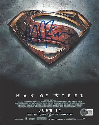 COMPOSER HANS ZIMMER SIGNED 'MAN OF STEEL' 8x10 MOVIE PHOTO BECKETT BAS COA • $254.99