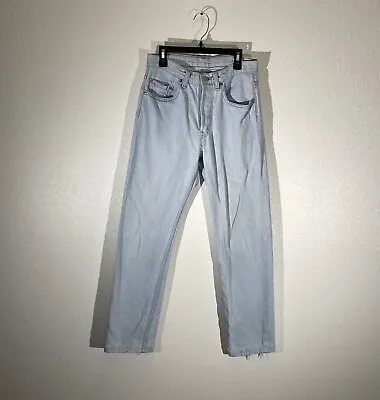 Vintage Levis 501 XX Jeans Mens Denim Distressed Pants Fits 27x29 Canada VTG 90s • $44.95