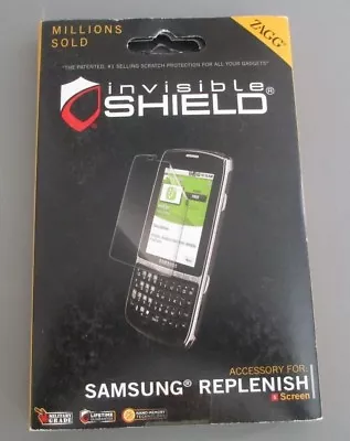 Zagg Invisibleshield For Samsung Replenish Made In USA  • $4.46