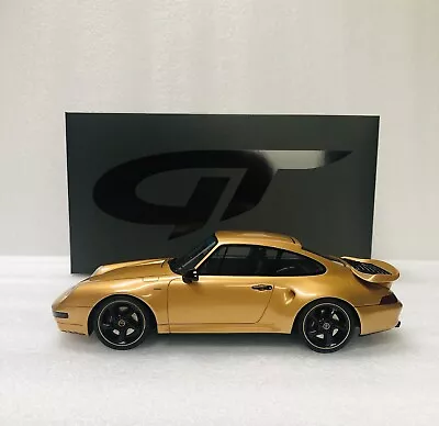 1/18 GT Spirit Porsche 993 Turbo S Coupe Gold GT836 Limited Edition • $159.95