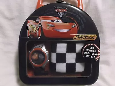 Disney Pixar Cars 3 LCD Watch & Sweatband Gift Set • $38.95