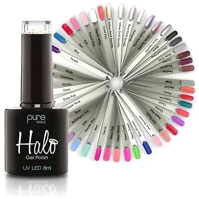 £12.95 • Buy Halo Pure Nails Gel Polish Collections 245 Colour Shades 8ml / 15ml