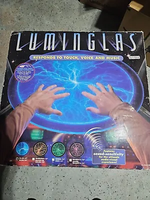 Luminglas 16  BLUE Touch Voice Music Interactive Plasma Light NIB • $249