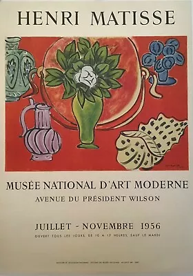 1956 Original Matisse Exhibition Poster Musée National D'Art Moderne • $775