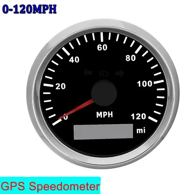 £54.99 • Buy 85mm Digital GPS Speedometer 0-120MPH Odemeter Gauge For Car Boat Motorcycle