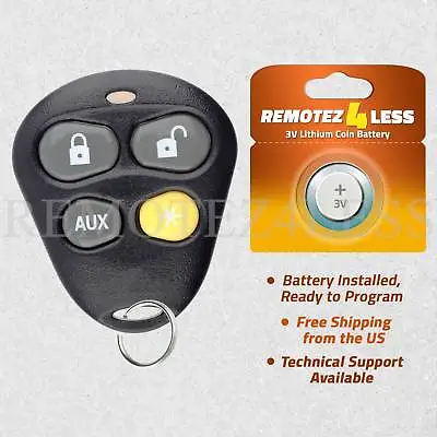 Remote For Dei Viper 4 Button Yellow Keyless Entry Car Key Fob EZSDEI474V • $17.95