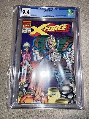 X-Force #1  CGC 9.4 NM  W/ PAGES  N/CASE • $150