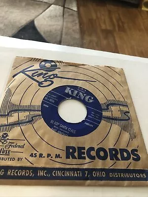 Babs Gonzales 1955 R&B 45 The Be-Bop Santa Claus /Watch Them Resolutions On King • $30