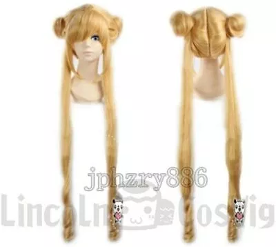 Sailor Moon Golden Wig Supplies Anime Wig • £52.32