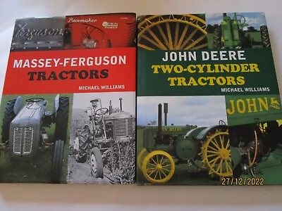 Massey-ferguson & John Deere 2 Cyl. Tractors--michael Williams--like New--2 Bks. • £8