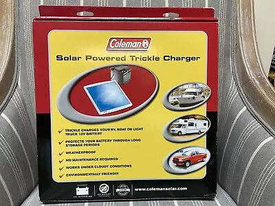 Coleman Solar Powered Trickle Charger Model 50005 NEW FREE SHIPPING • $40