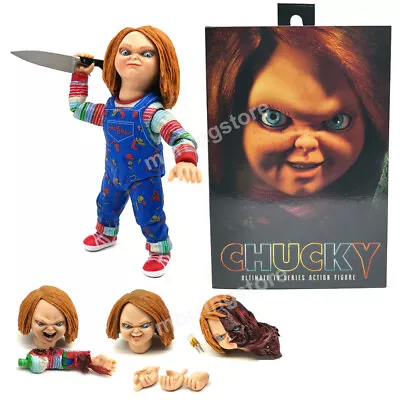 NECA Chucky (TV Series) Good Guy Doll Child's Play Ultimate Action Figure Toys • $46.99