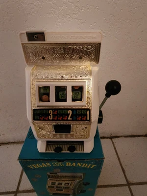 $39.99 • Buy Vegas One Arm Bandit Vintage Toy Slot Machine