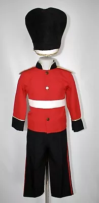 Queens Palace London Guardsman Cavalry Soldier Fancy Dress Up Costume Age 3 4 5 • £14.99