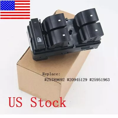 Master Driver Side Window Door Power Switch For Chevrolet Silverado/GMC/Sierra • $9.99