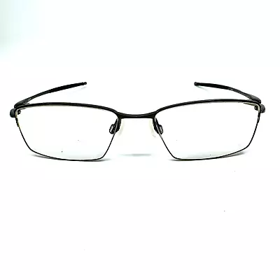 Oakley Lizard OX5113-0254 Pewter Half Rim Eyeglasses Frames 54-18 135 H11121 • $50.99