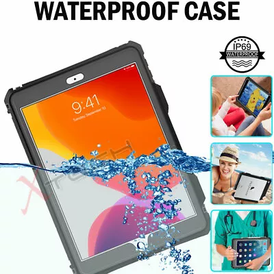 For Apple IPad 10 10.2 9.7 Air Mini 6 5 4 Tough Shockproof WATERPROOF Case • £29.95