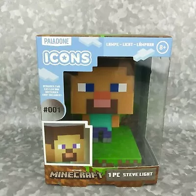 Minecraft Steve Light #001 Desktop Mini Night Portable Xmas Gift Paladone Icons • $7.99