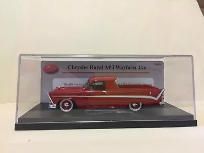 1/43 Trax TRR85 Chrysler Royal AP3 Wayfarer Ute – Red White • $96.51