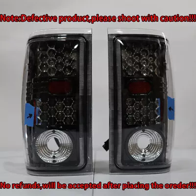 Tail Light For 2001-2005 Ford Ranger LED Glossy Black Clear Lens Rear Lamps Pair • $63.99