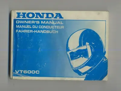Honda VT600C Shadow (1997) Owners Riders Manual Hand-Book PC21 VLX VT 600 EJ45 • $24.88
