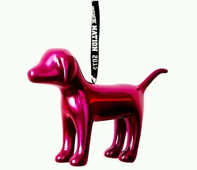 Victoria's Secret PINK Mini Dog Holiday 2015 Christmas Ornament Limited  • $29.98