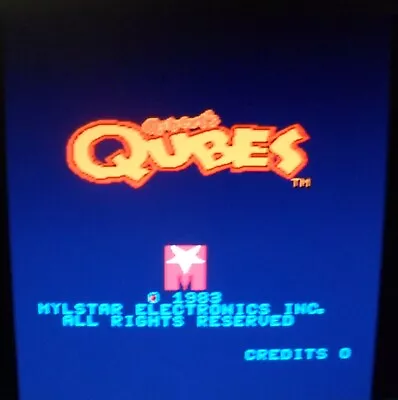 Q*BERT'S QUBES - Gottlieb Arcade - MAIN LOGIC PCB - W/SOUND ROMS - Working 100% • $695