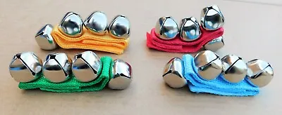 Set Of Four Hand / Wrist Sleigh Bells Morris Dance. Four To A Band. Music • $6.32