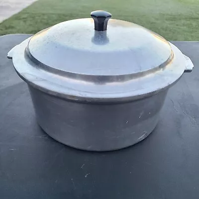 Vintage Miracle Maid G2 Cast Aluminum Roaster Dutch Oven With Extra Tall Top • $59.98