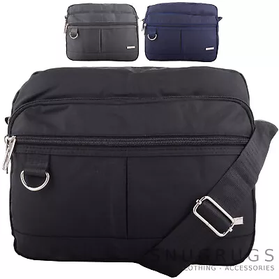 Mens / Womens Travel Cross Body Across Body Shoulder Bag With Mulitple Pockets • £12.49