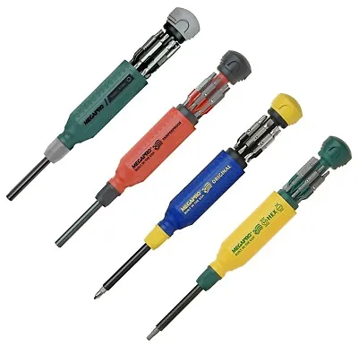 Megapro Original Tamperproof Torx & Hex Multi Bit Screwdriver Set Phillips USA • $99.99